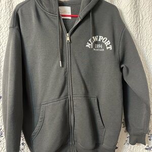 Gray Newport hoodie